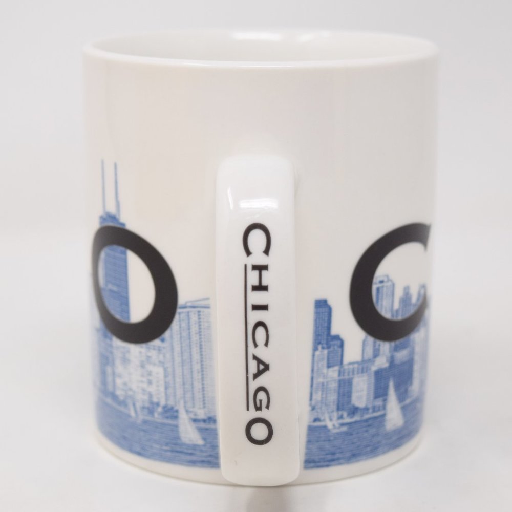 Starbucks Chicago Barista Skyline Series Mug 2002 16 oz Coffee Tea Cocoa - Picture 5 of 11